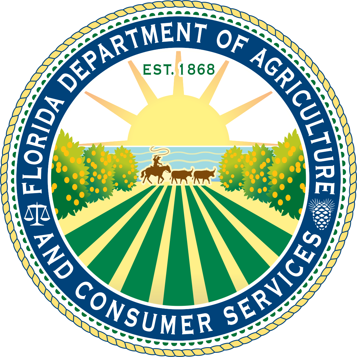 Seal Of The Florida Department Of Agriculturesvg