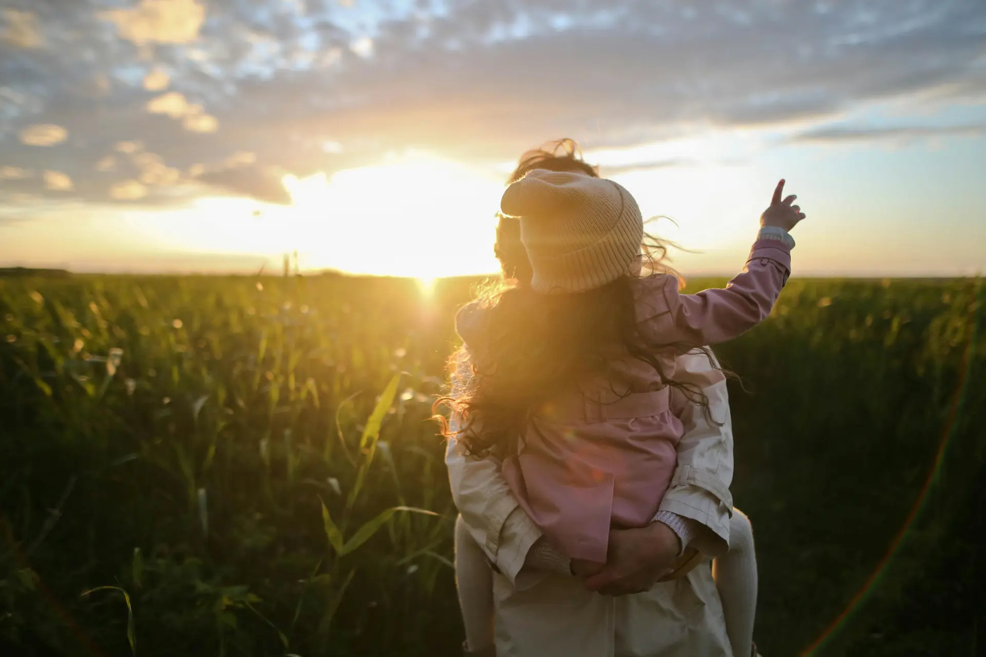 Family In Field