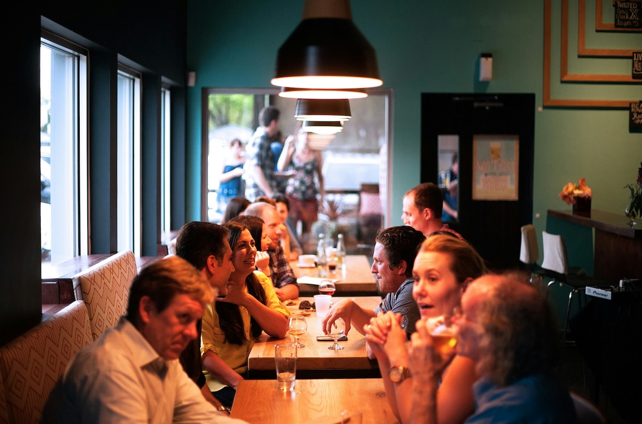 People In Restaurant