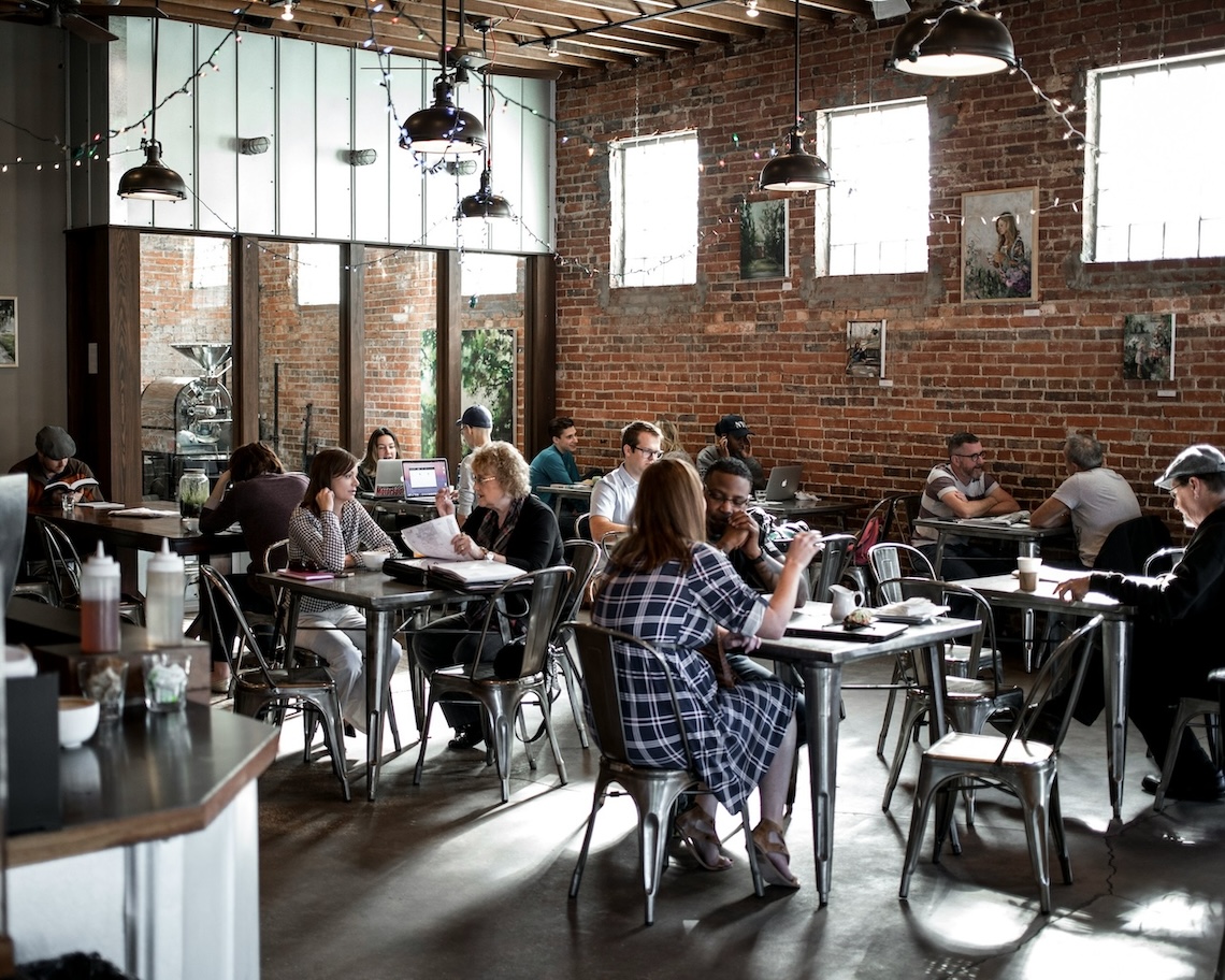 People In Cafe