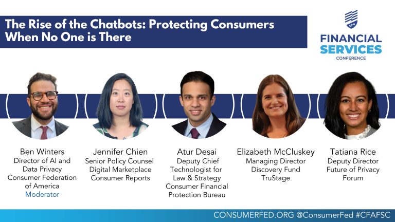 THE RISE OF THE CHATBOTS: PROTECTING CONSUMERS WHEN NO ONE IS THERE